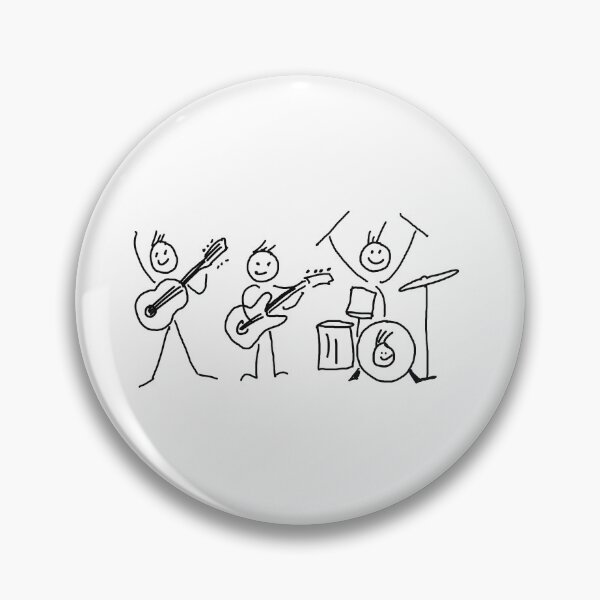 Item preview, Matchstick man band designed and sold by Brownies22.