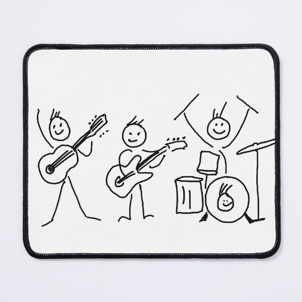 Item preview, Matchstick man band designed and sold by Brownies22.