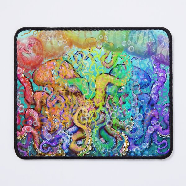 Item preview, Tangled Rainbow of Tentacles designed and sold by Kevin Middleton.