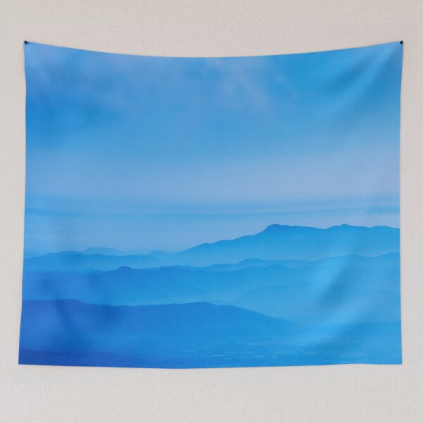 Item preview, Abstract Blue Mountains designed and sold by PotluckPrints.