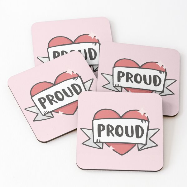 Item preview, Pride / Proud Love Heart in Light Pink designed and sold by LaurenTowner.