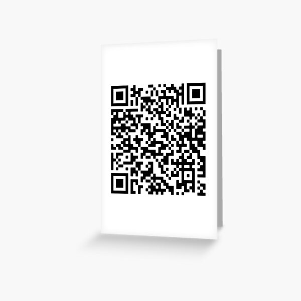 Cartes De Vœux Sur Le Theme Spongebob Qr Code Redbubble