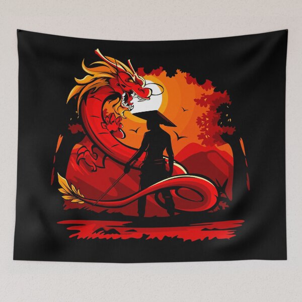Item preview, Dragon Samurai designed and sold by Sunset Design.