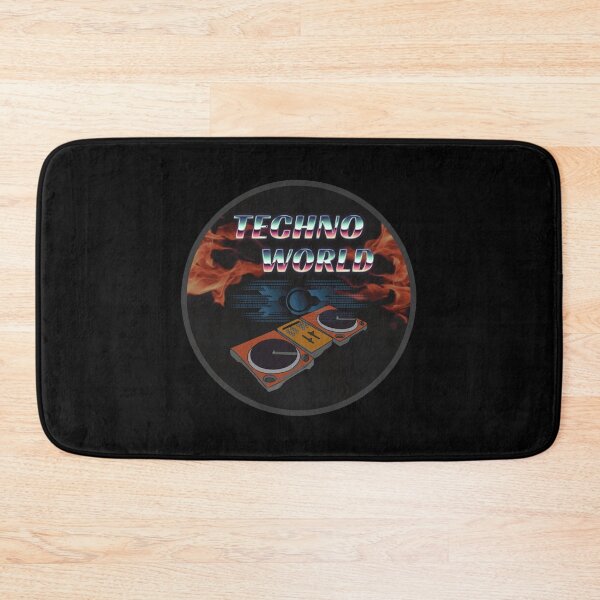 Item preview, Techno World Zipped Hoodie designed and sold by gusplawn5.