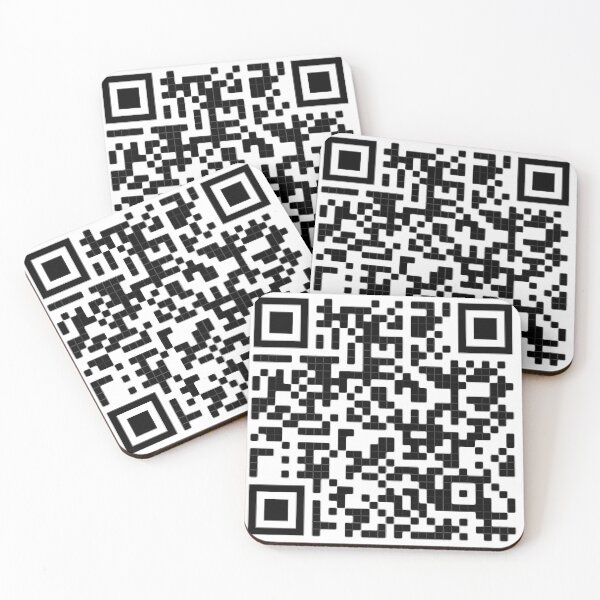 Item preview, Rick Roll 10 Hours QR code sticker designed and sold by TotalBubble.