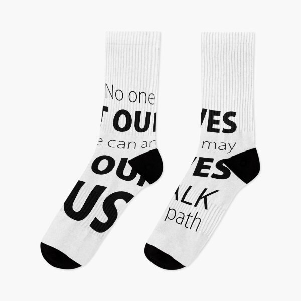 Item preview, Budha Quote | No one saves us but ourselves. No one can and no one may. We ourselves must walk the path designed and sold by JenTrinhArt.