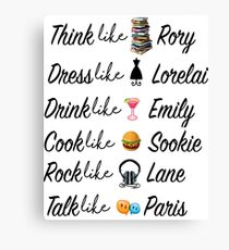 Gilmore Girls Canvas Print