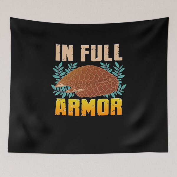 Item preview, In Full Armor Pangolin Scaly Anteater Fun Endangered Animals designed and sold by Andy8891.