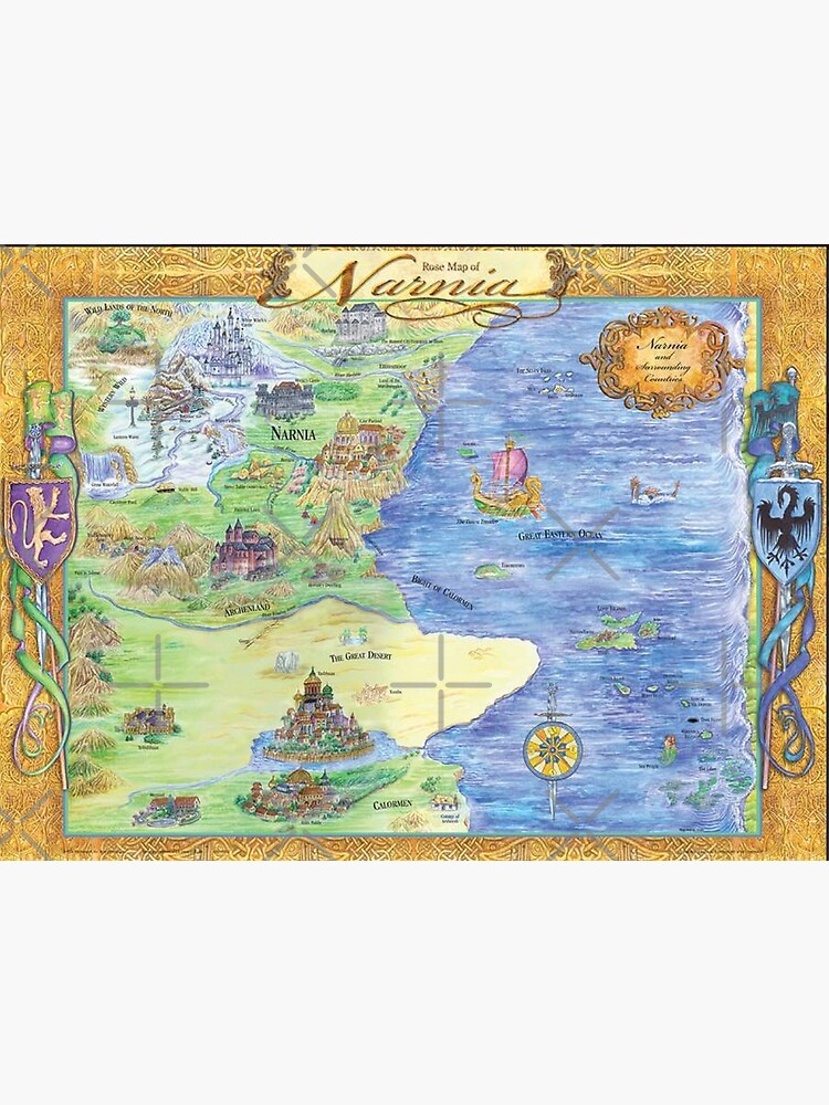 Discover Map of Narnia Premium Matte Vertical Poster