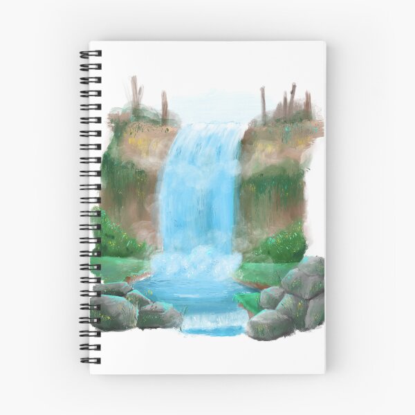 Item preview, Waterfall Painting designed and sold by Unaiza Khalid.