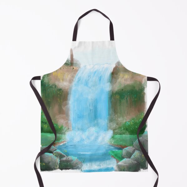 Item preview, Waterfall Painting designed and sold by Unaiza Khalid.