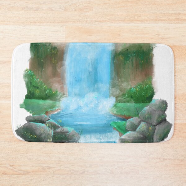 Item preview, Waterfall Painting designed and sold by Unaiza Khalid.