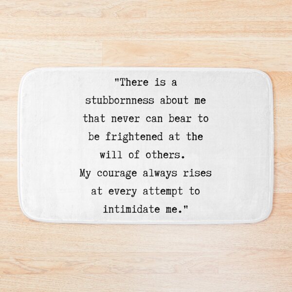 Item preview, Pride and Prejudice Quote | My courage always rises... designed and sold by WordsToArt.