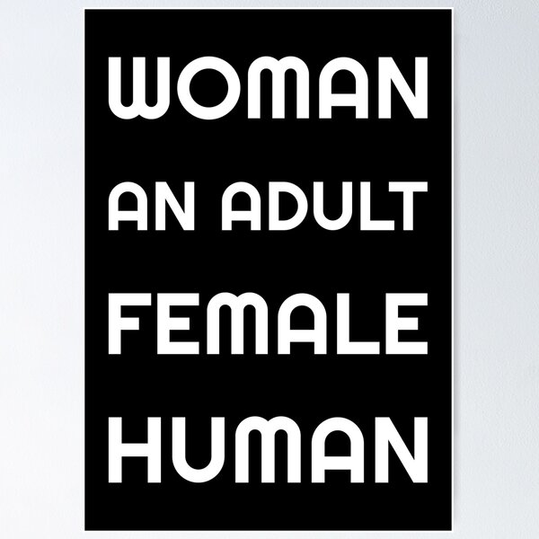 Item preview, Mujer Una mujer humana adulta - Definición de mujer designed and sold by DPattonPD.