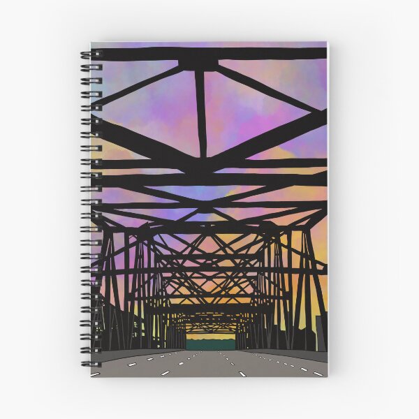 Item preview, Sunset on a bridge designed and sold by NeedlingGod.