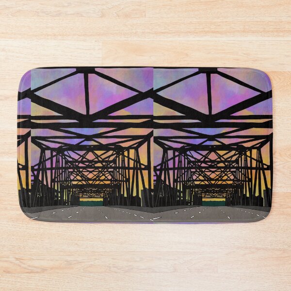 Item preview, Sunset on a bridge designed and sold by NeedlingGod.