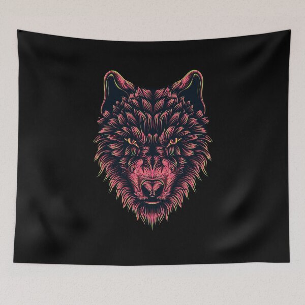 Item preview, Zidika the face of the wolf looks directly into your eyes designed and sold by klimov0101.