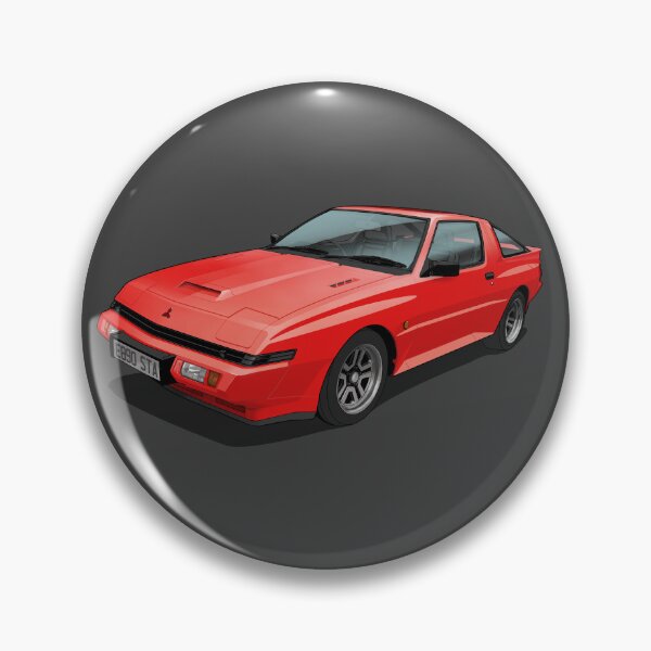 Item preview, 1989 Mitsubishi Starion EX Widebody Turbo in red designed and sold by candc-retro.