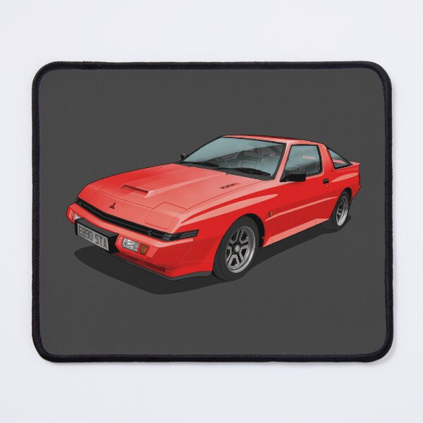 Item preview, 1989 Mitsubishi Starion EX Widebody Turbo in red designed and sold by candc-retro.
