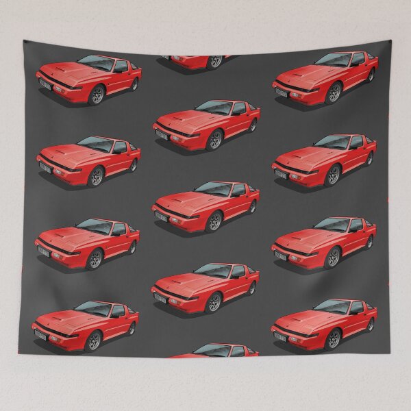 Item preview, 1989 Mitsubishi Starion EX Widebody Turbo in red designed and sold by candc-retro.