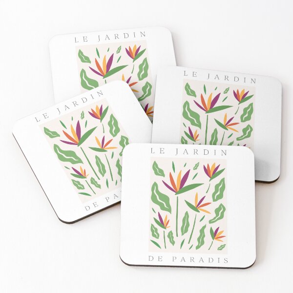 Item preview, Paradise Garden, Bird of Paradise Flowers, Le Jardin De Paradis, Floral Art designed and sold by EnchantedWishes.