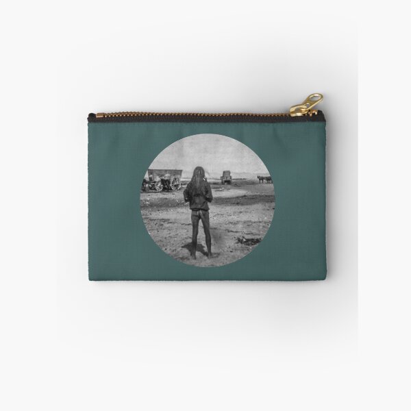Item preview, Apache Brave Watching Wagon Train designed and sold by lobodelnoir.