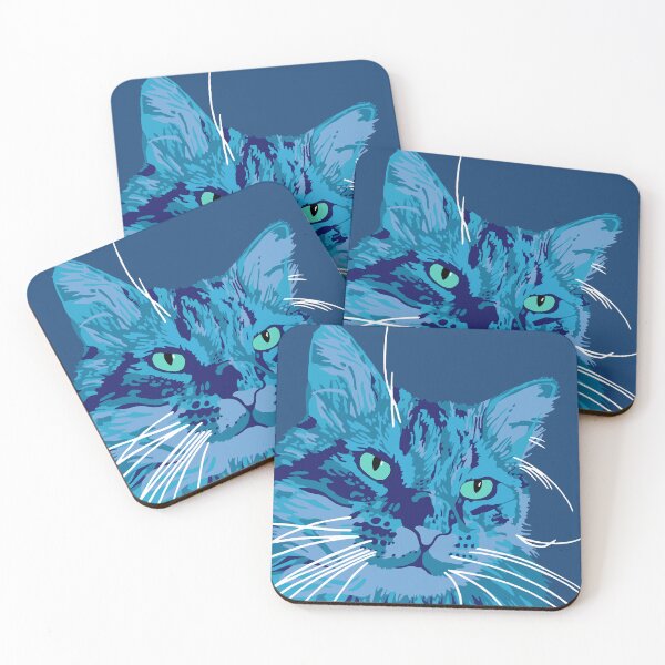 Item preview, Onion the Blue Cat designed and sold by MobsProject.