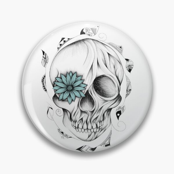 Item preview, Poetic Wooden Skull designed and sold by LouJah-.