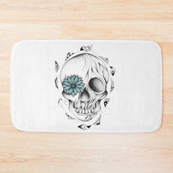 Item preview, Poetic Wooden Skull designed and sold by LouJah-.