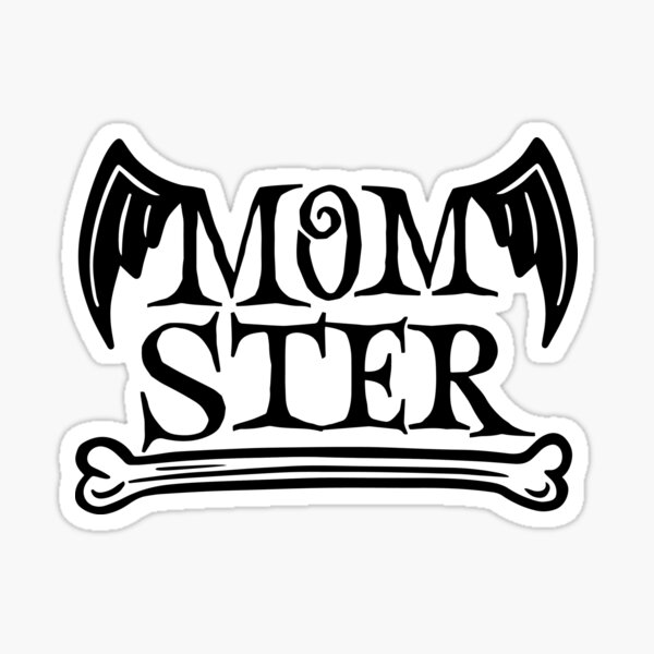 Halloween Momster Sticker