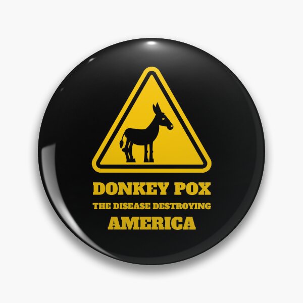 Item preview, Donkey Pox. Funny patriotic design perfect for republican anti Joe Biden conservatives . Give as a Labor day, Columbus day or veterans day gift for your friend, brother or dad who love Donald Trump.  designed and sold by Saffire6.