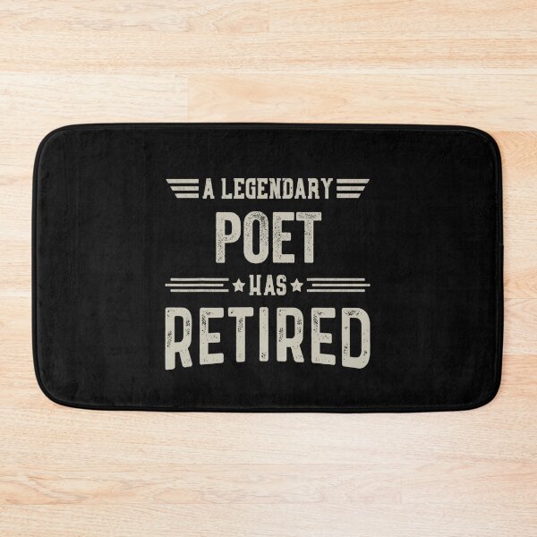 Item preview, The Legendary poet Has Retired T Shirt, poet Retirement Party Gift, Legend, Retiring Birthday Christmas Gift designed and sold by xlnv.