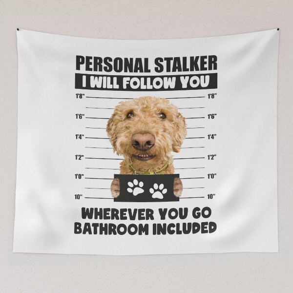 Item preview, Funny Goldendoodle Puppy Sayings, Personal Stalker Dog, Goldendoodle Owner Gifts designed and sold by PRINTED ..