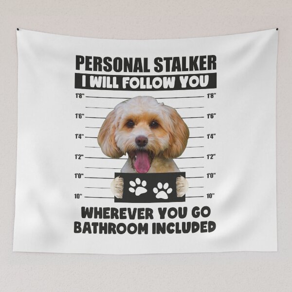 Item preview, Funny Cockapoo Puppy Sayings, Personal Stalker Dog, Cockapoo Owner Gifts designed and sold by PRINTED ..
