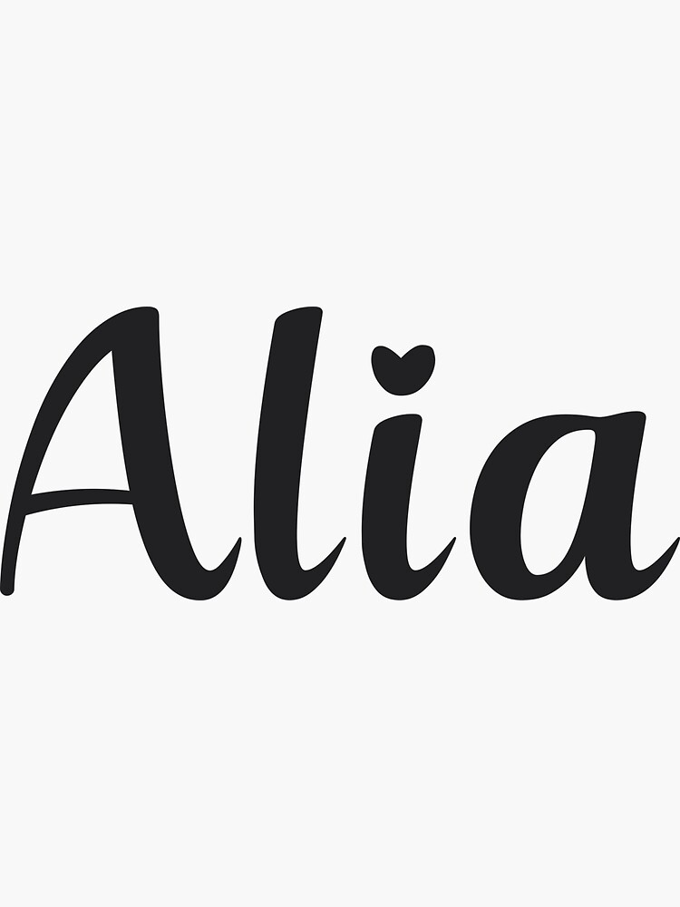 Compra Pegatinas Personalizadas Con El Nombre Alia: Añade Un Toque Único A  Tu Vida Diaria al por mayor