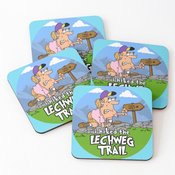 Item preview, I Hiked the Lechweg Trail designed and sold by LegsMiserable.