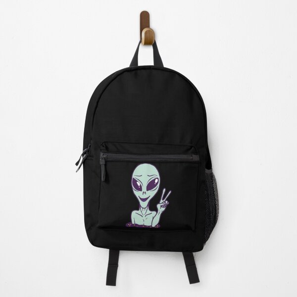 Item preview, Alien Showing A Peace Sign designed and sold by PotluckPrints.