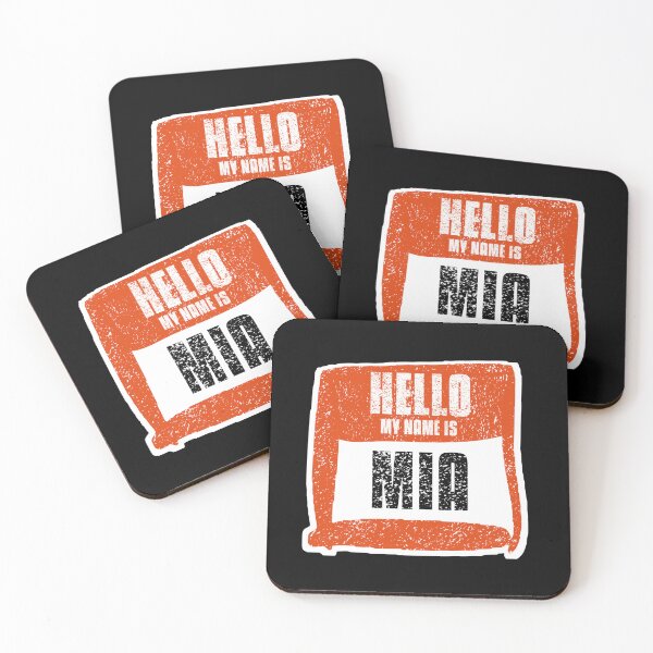 Item preview, Hello My Name Is Mia Label designed and sold by vibeno1.