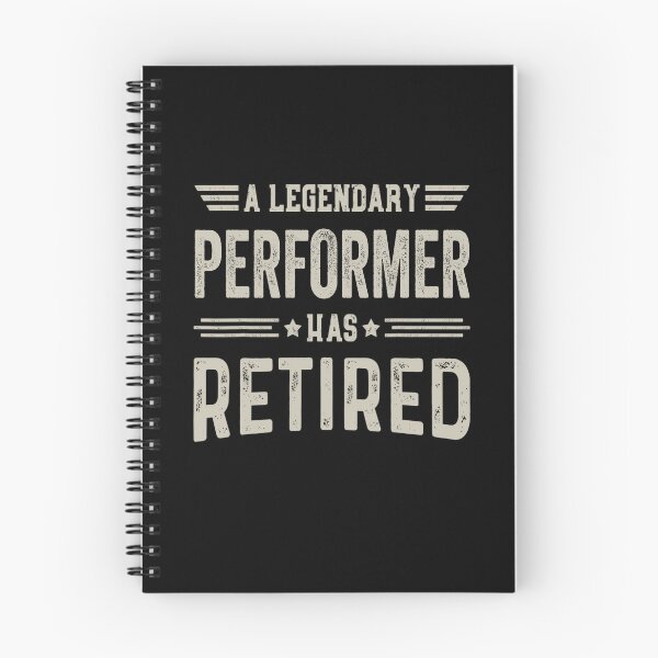 Item preview, The Legendary performer Has Retired T Shirt, performer Retirement Party Gift, Legend, Retiring Birthday Christmas Gift designed and sold by xlnv.