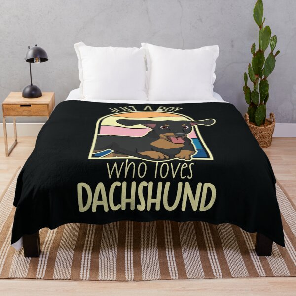 Item preview, Just a Boy Who Loves Dachshund | Dachshund Lovers | Dog | Animals designed and sold by DrawingBoard.