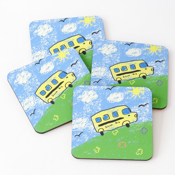 Item preview, Kids Drawing School bus designed and sold by coozeebee.
