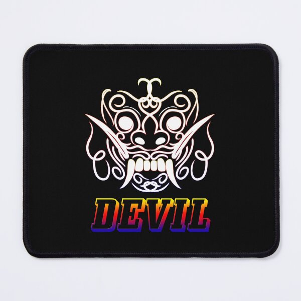 Item preview, Devil Mask tattoo designed and sold by July18.