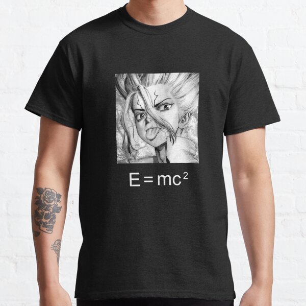 Dr. Stone senku Einstein Logo Essential T-Shirt, Dr. Stone Anime Fan Art Classic T-Shirt Classic T-Shirt