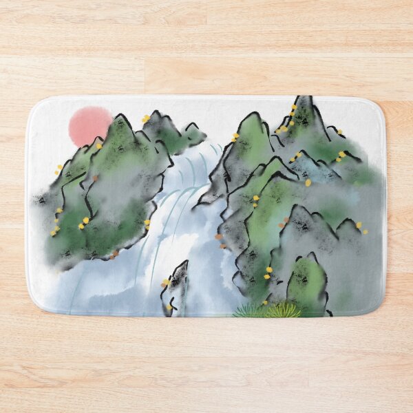 Item preview, Waterfalls - Pink Sunset designed and sold by Unaiza Khalid.