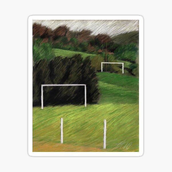Game behind the village Sticker