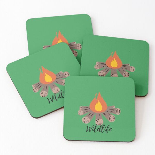 Item preview, Wild Life with a Camp fire designed and sold by Byoudesigns.