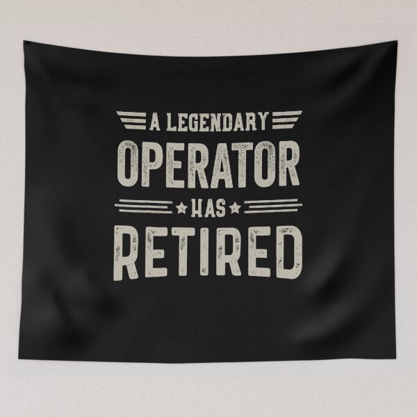 Item preview, The Legendary operator Has Retired T Shirt, operator Retirement Party Gift, Legend, Retiring Birthday Christmas Gift designed and sold by xlnv.