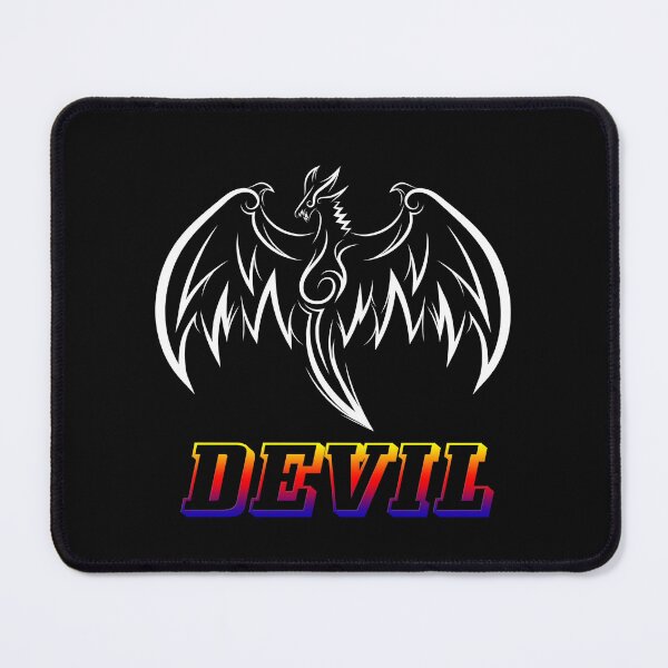 Item preview, Devil Mask tattoo designed and sold by July18.