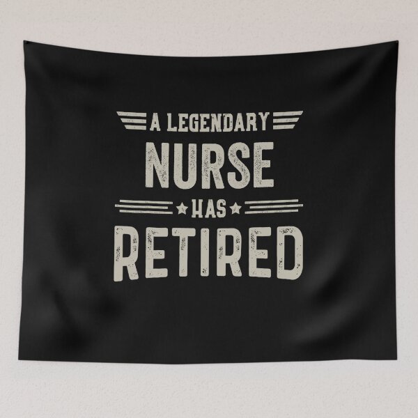 Item preview, The Legendary nurse Has Retired T Shirt, nurse Retirement Party Gift, Legend, Retiring Birthday Christmas Gift designed and sold by xlnv.