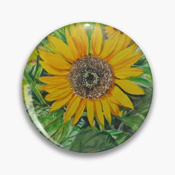 Item preview, Sunny Sunflower in a Field designed and sold by LornaBowdenART.